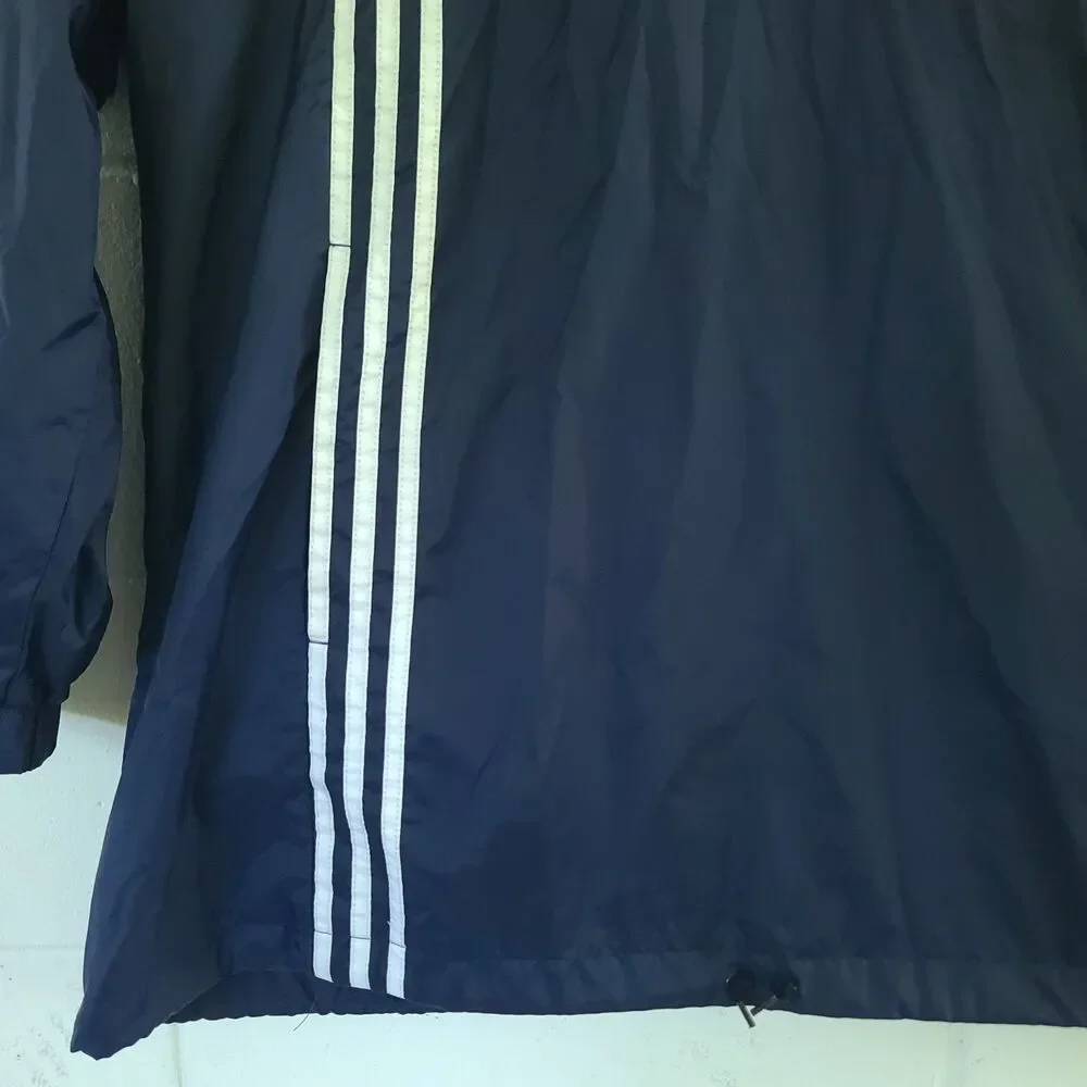 90s~00'S Adidas Half Zip Nylon blue Pullover Men's Size XL Vintage eaa504395 EUC